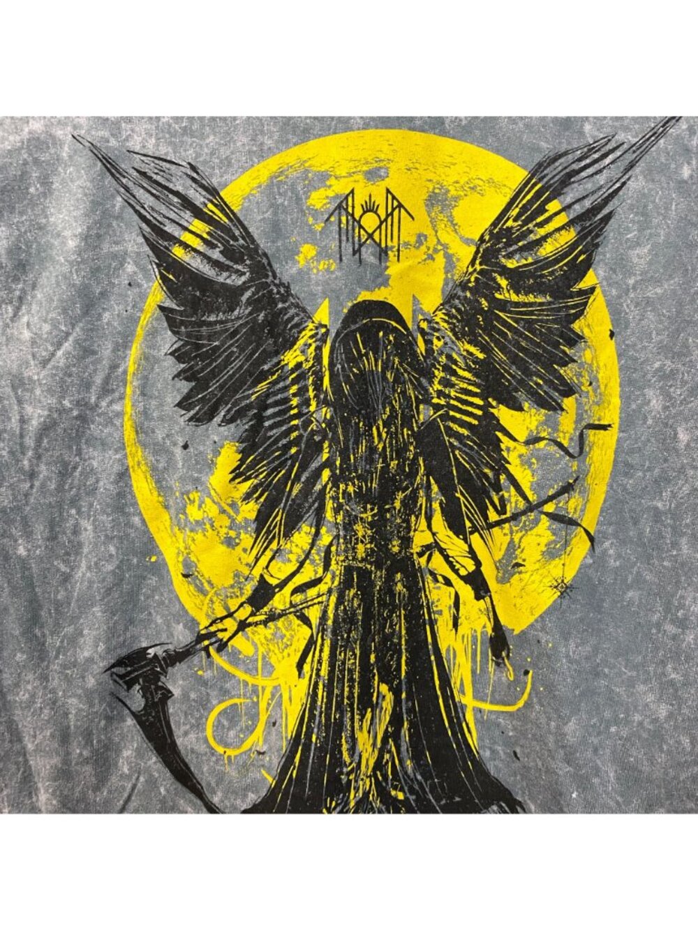 Sleep Token Take Me Back to Eden Reaper Angel Rock Band Mineral Wash T-Shirt Med - Picture 2 of 4